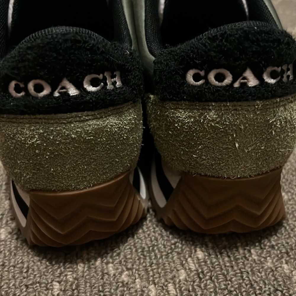 Coach Green and Black Athletic Shoes - Picture 6 of 7